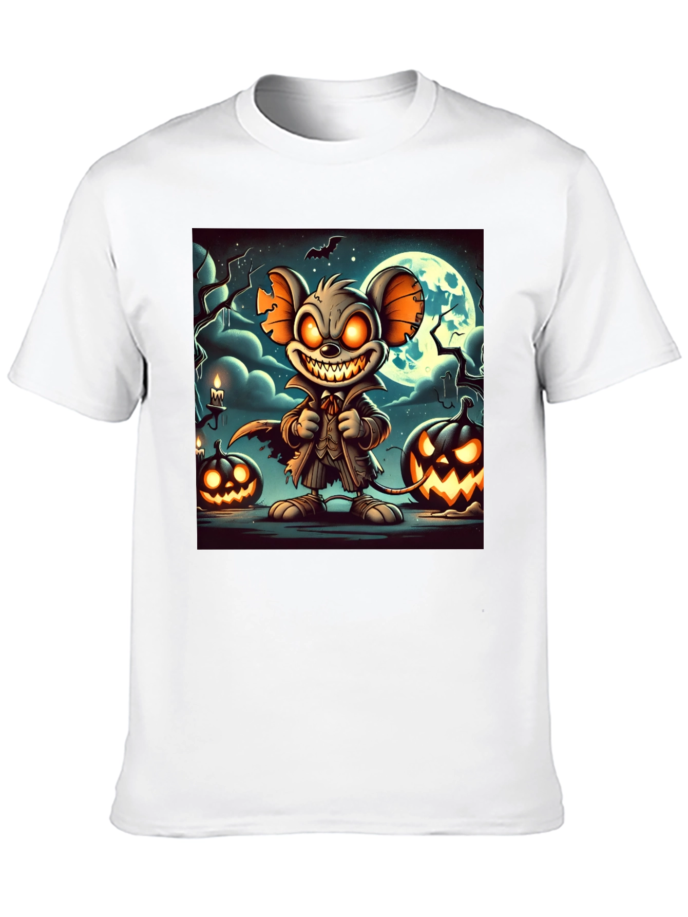 Spooky Halloween Mouse T-Shirt
