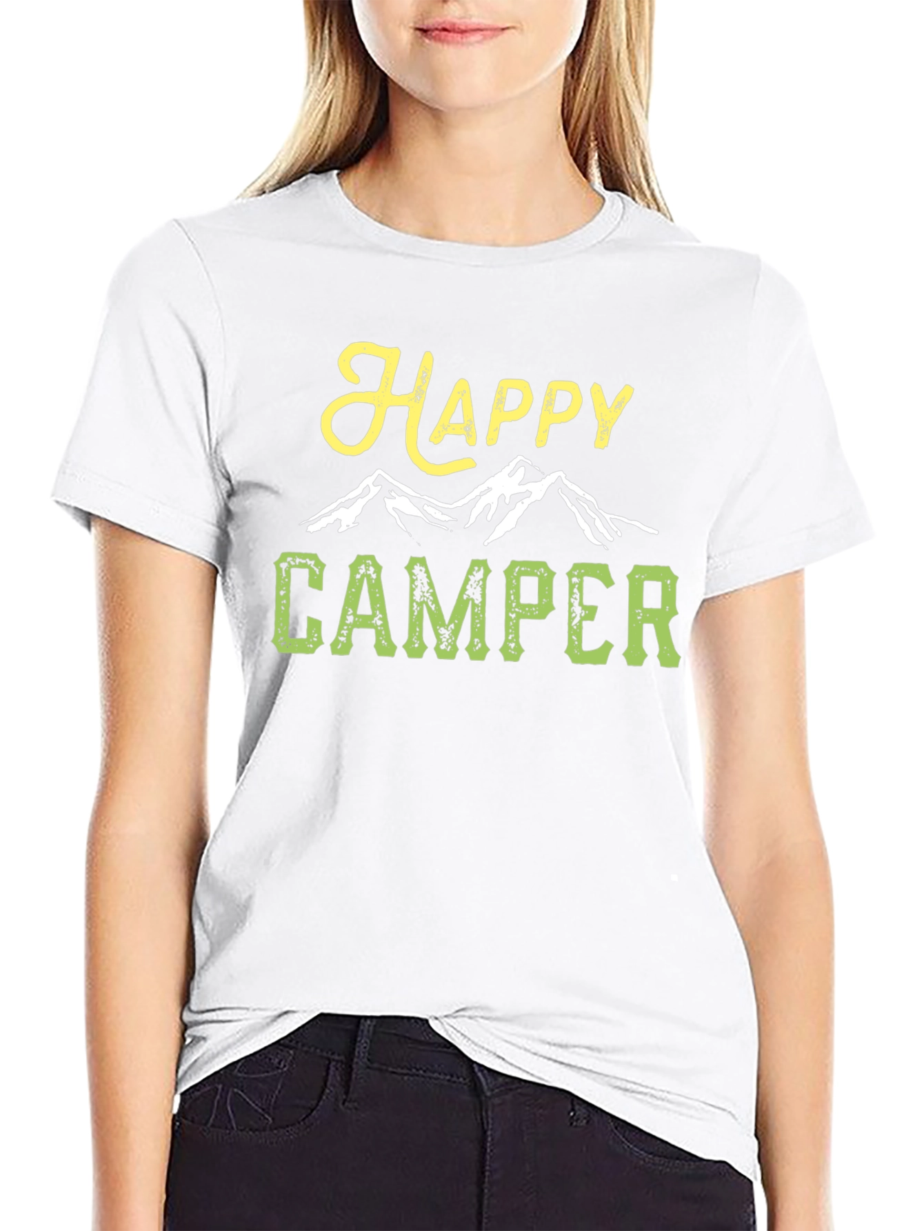Happy Camper T-Shirt - Mountain Adventure