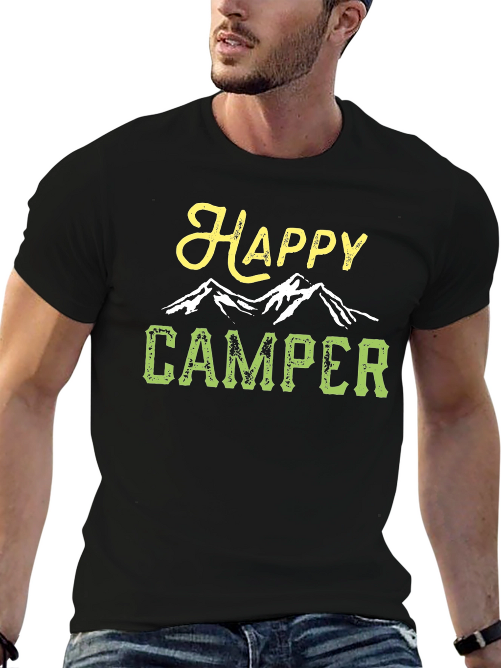 Happy Camper T-Shirt - Mountain Adventure