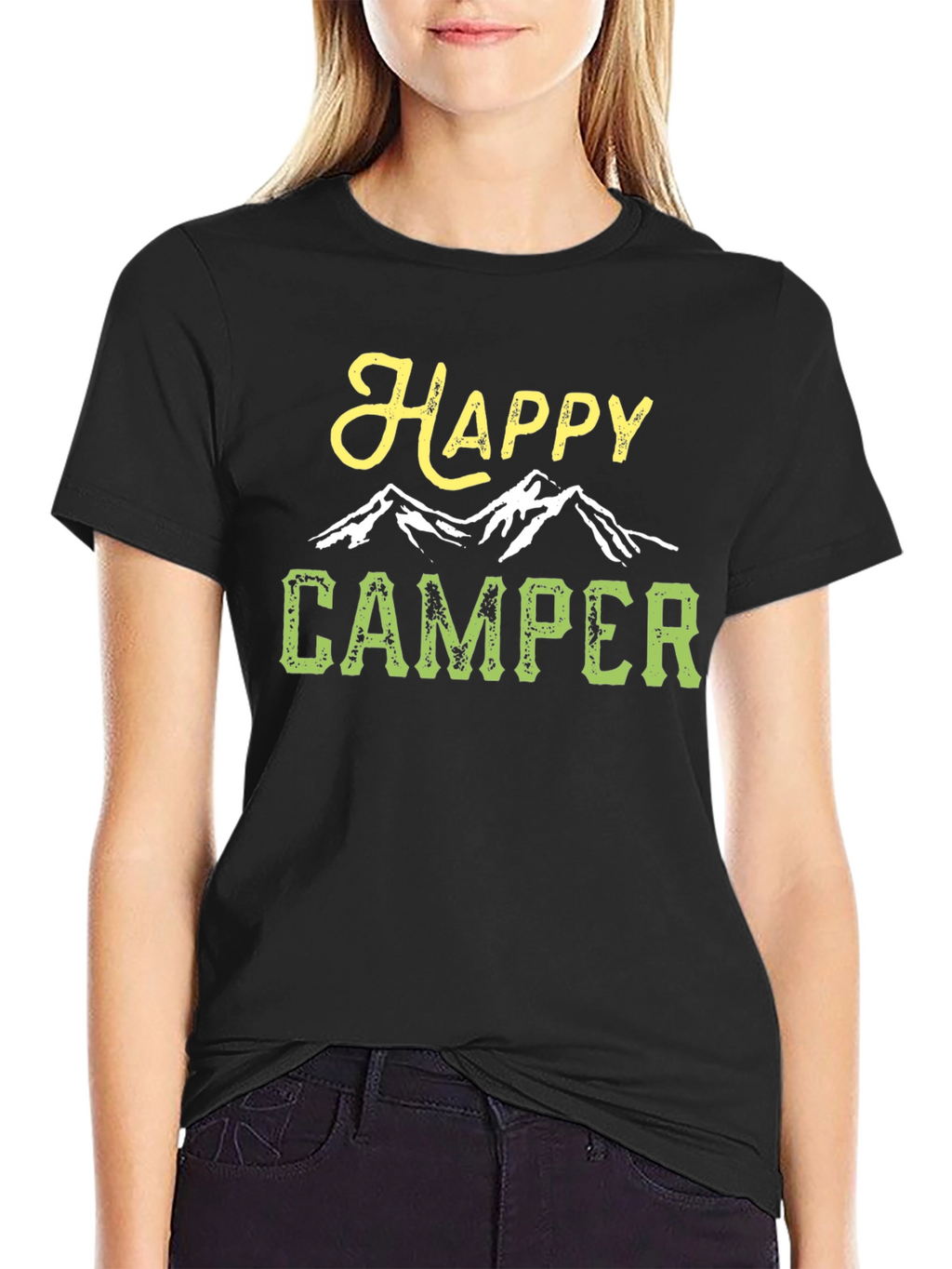 Happy Camper T-Shirt - Mountain Adventure