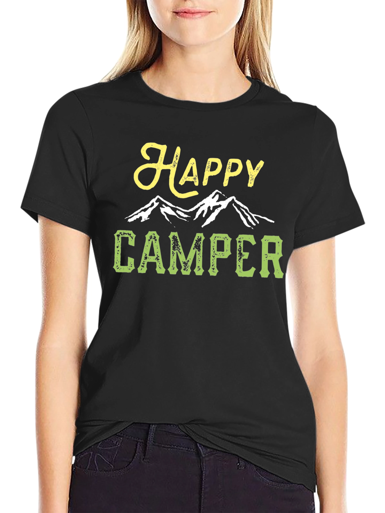 Happy Camper T-Shirt - Mountain Adventure