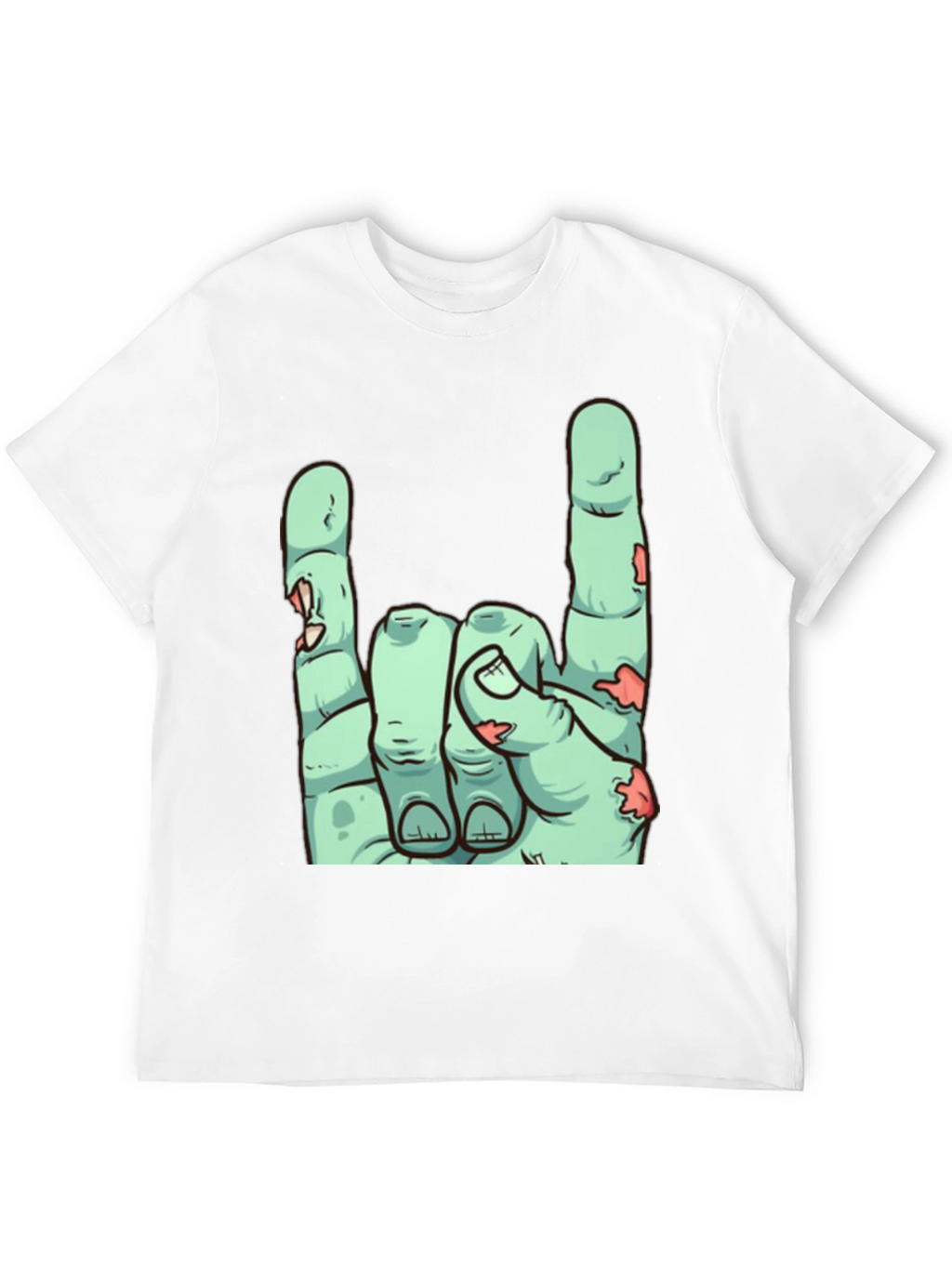 Zombie Hand Rock On T-Shirt