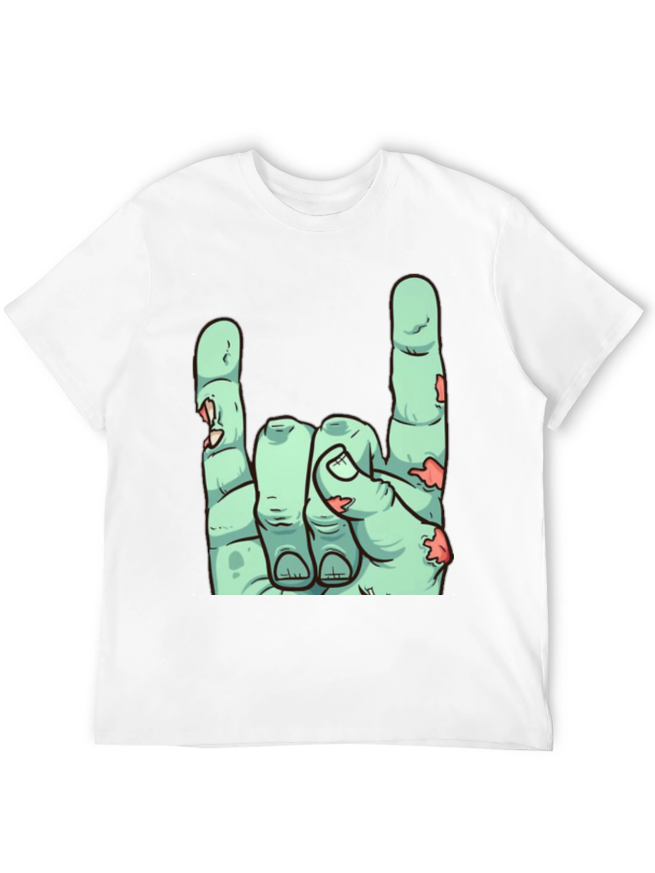 Zombie Hand Rock On T-Shirt