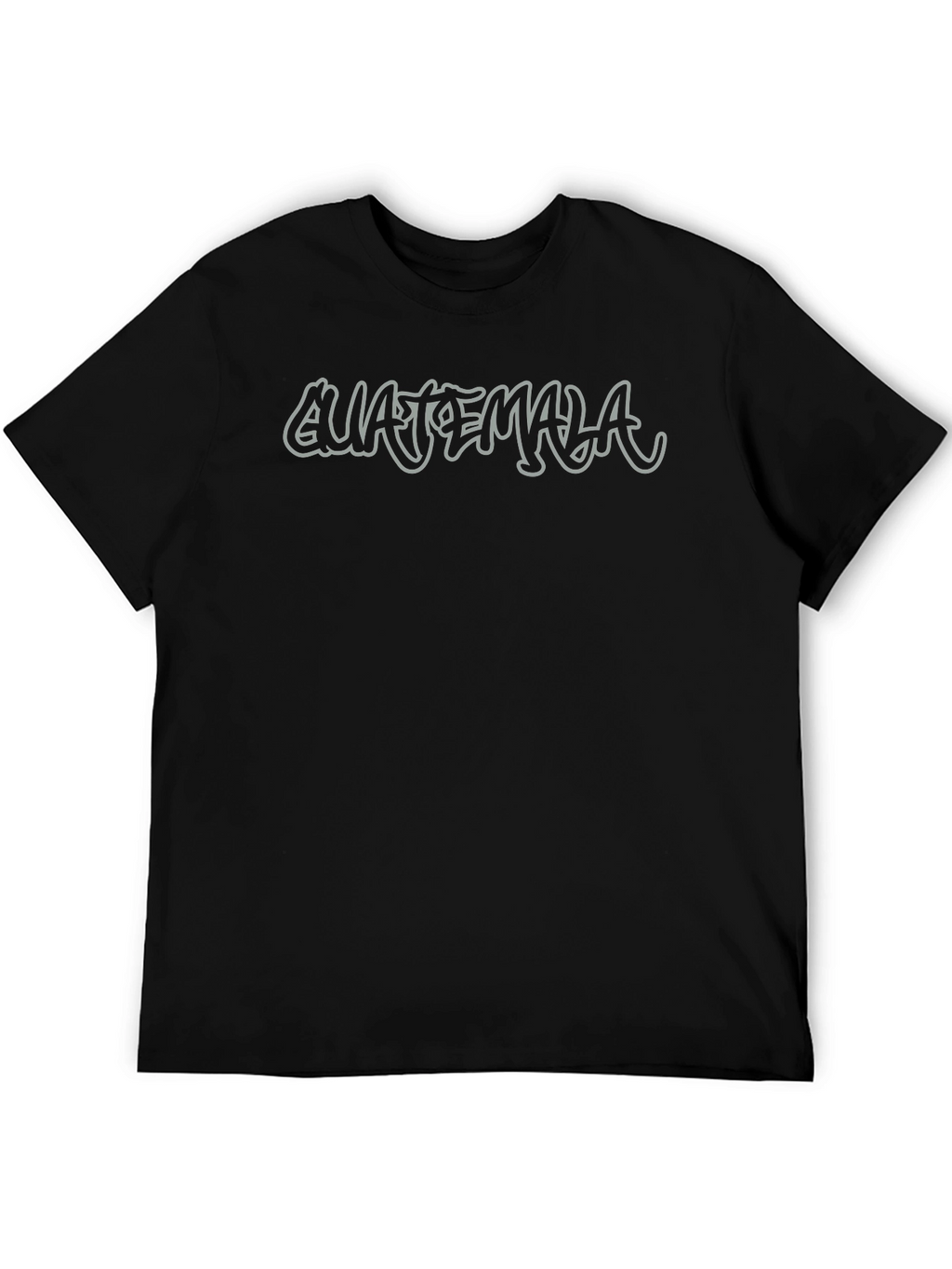 Guatemala Graphic Print Black T-Shirt