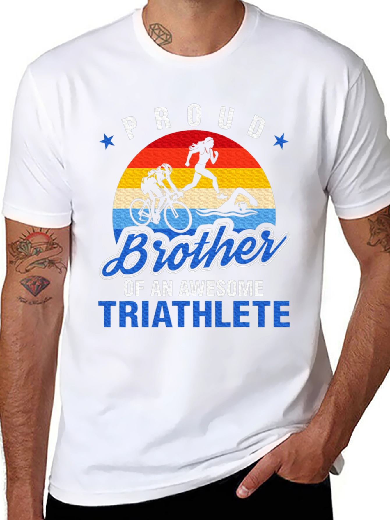 Proud Brother of a Triathlete T-Shirt