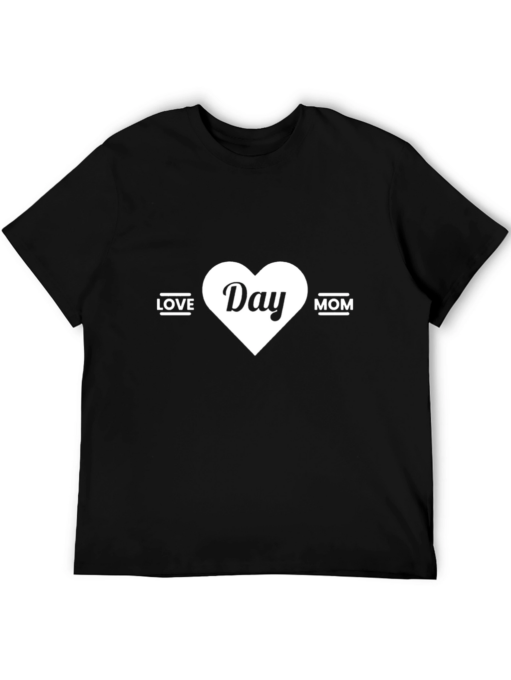 Love Day Mom Black T-Shirt