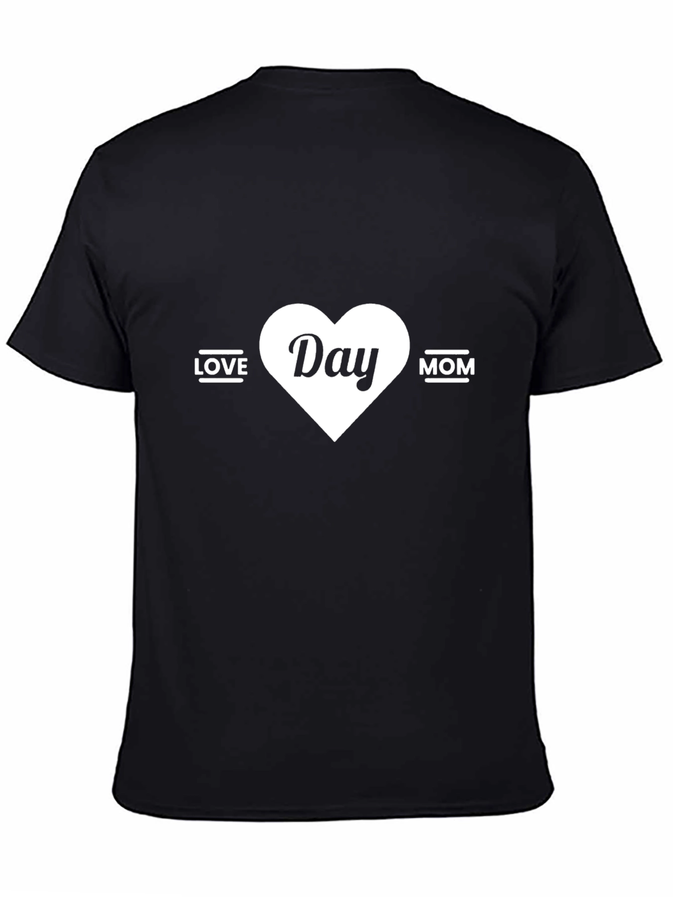 Love Day Mom Black T-Shirt