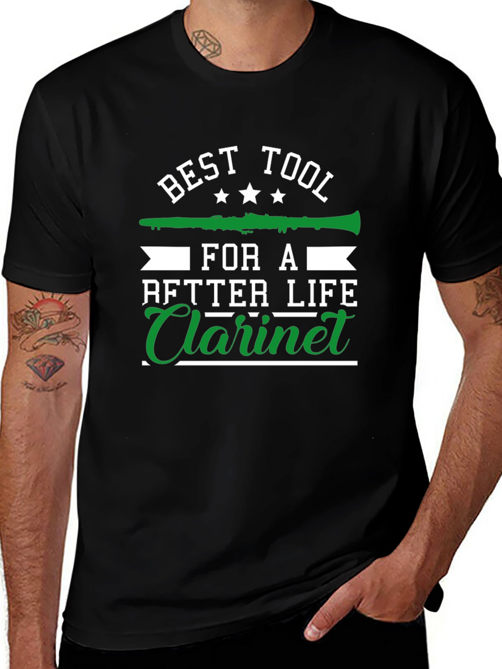 Best Tool for After Life Clarinet Graphic Tee