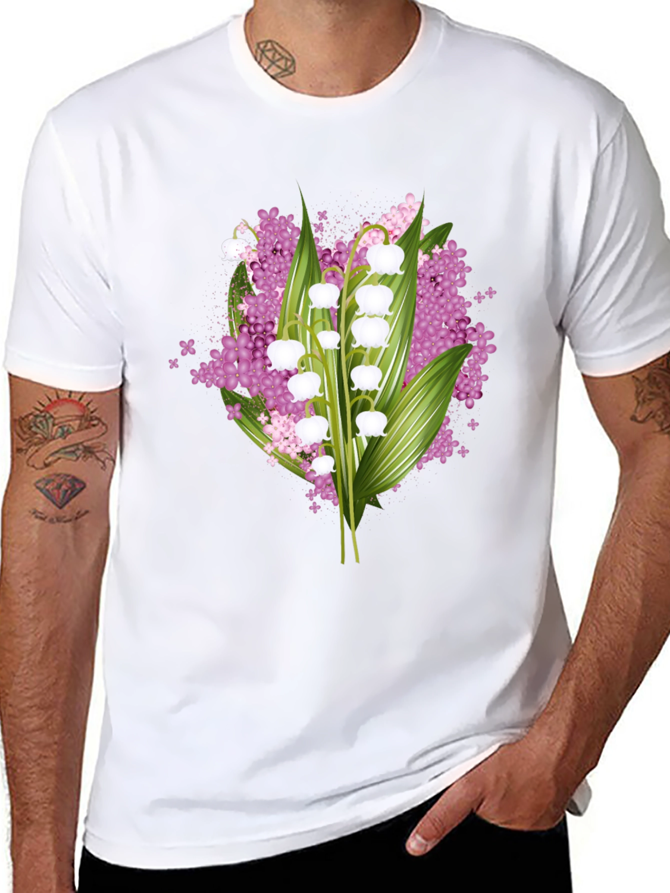 Floral Lily of the Valley Graphic Tee
