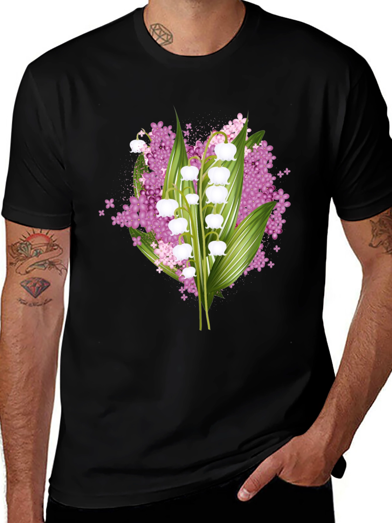Floral Lily of the Valley Graphic Tee