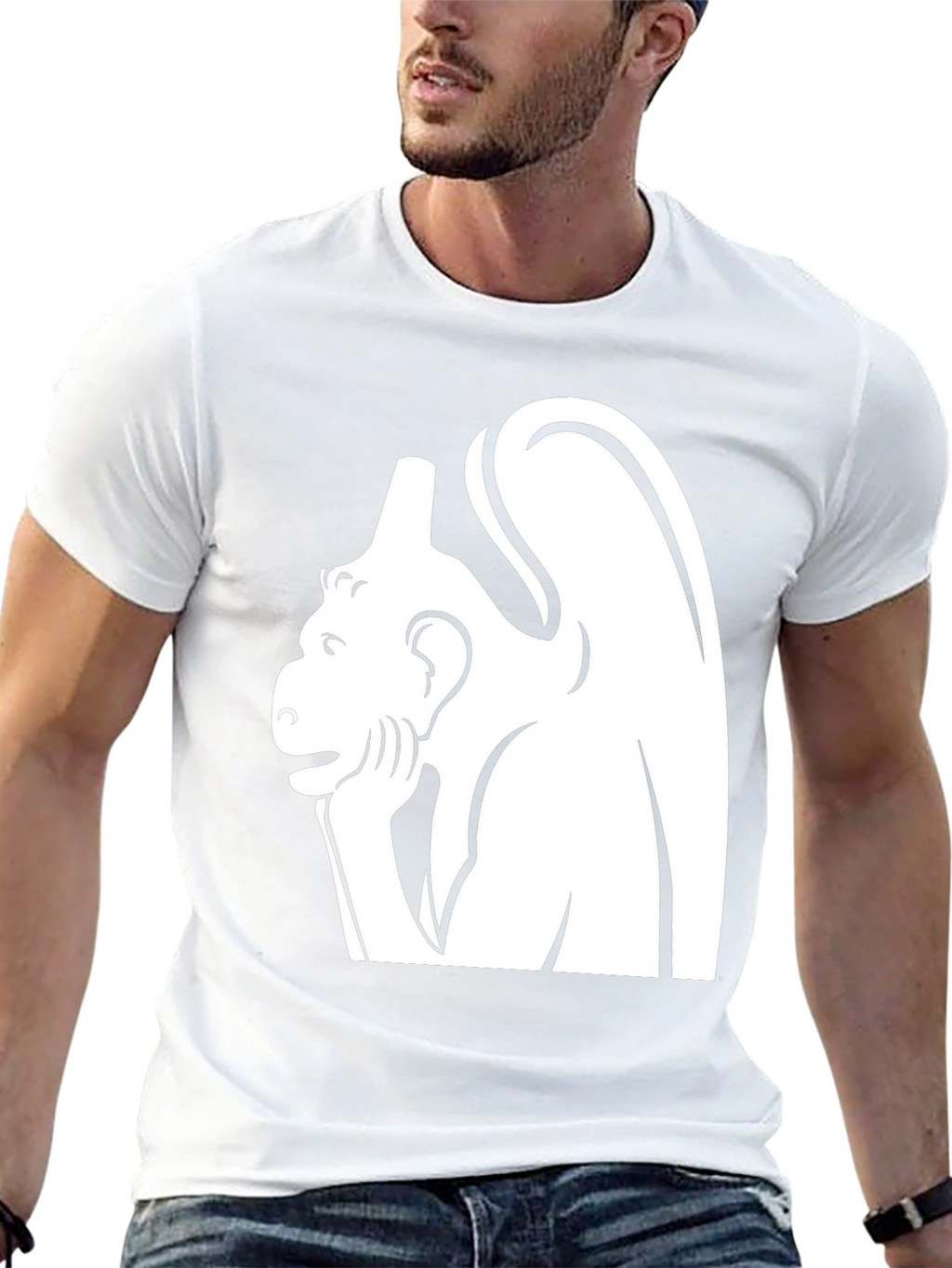 Notre Dame Gargoyle T-Shirt - Black Cotton Blend