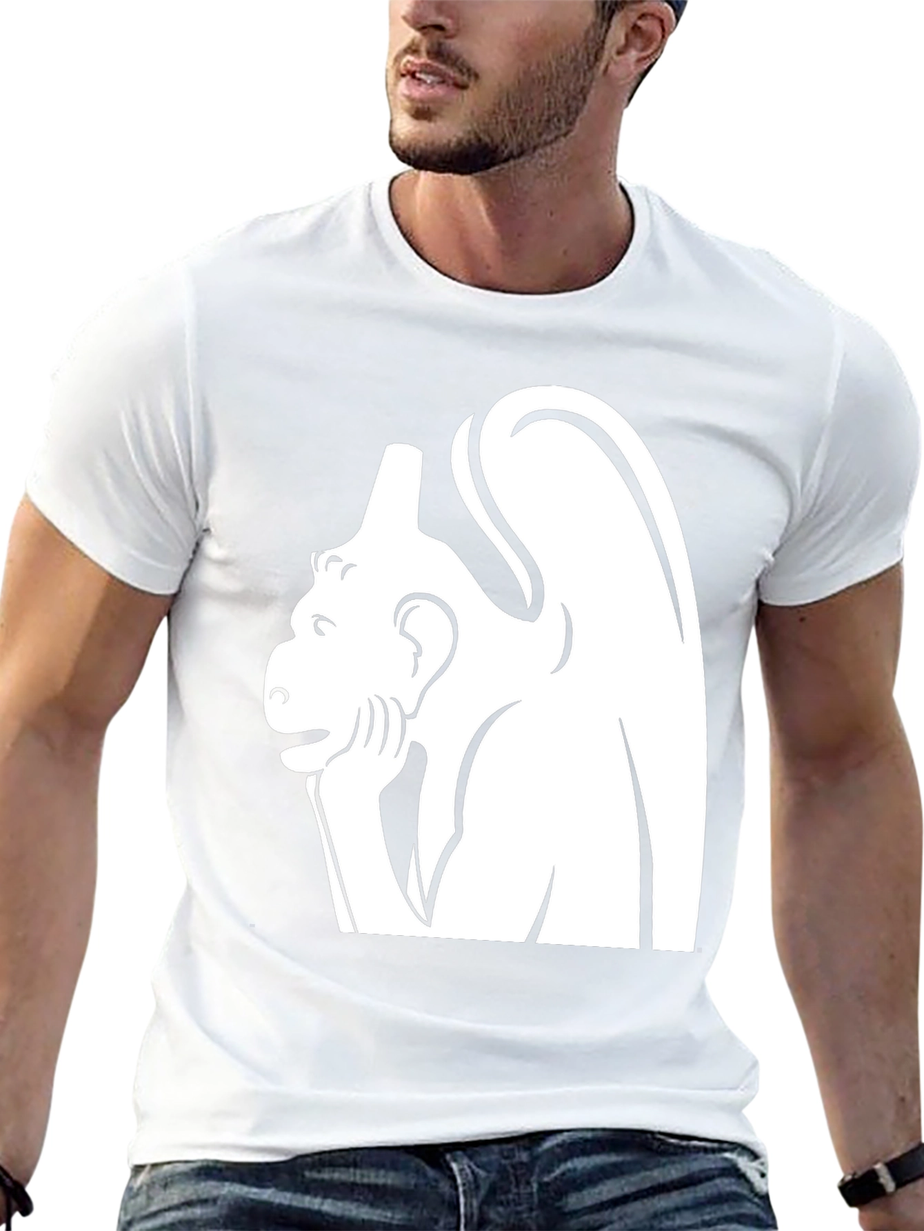 Notre Dame Gargoyle T-Shirt - Black Cotton Blend