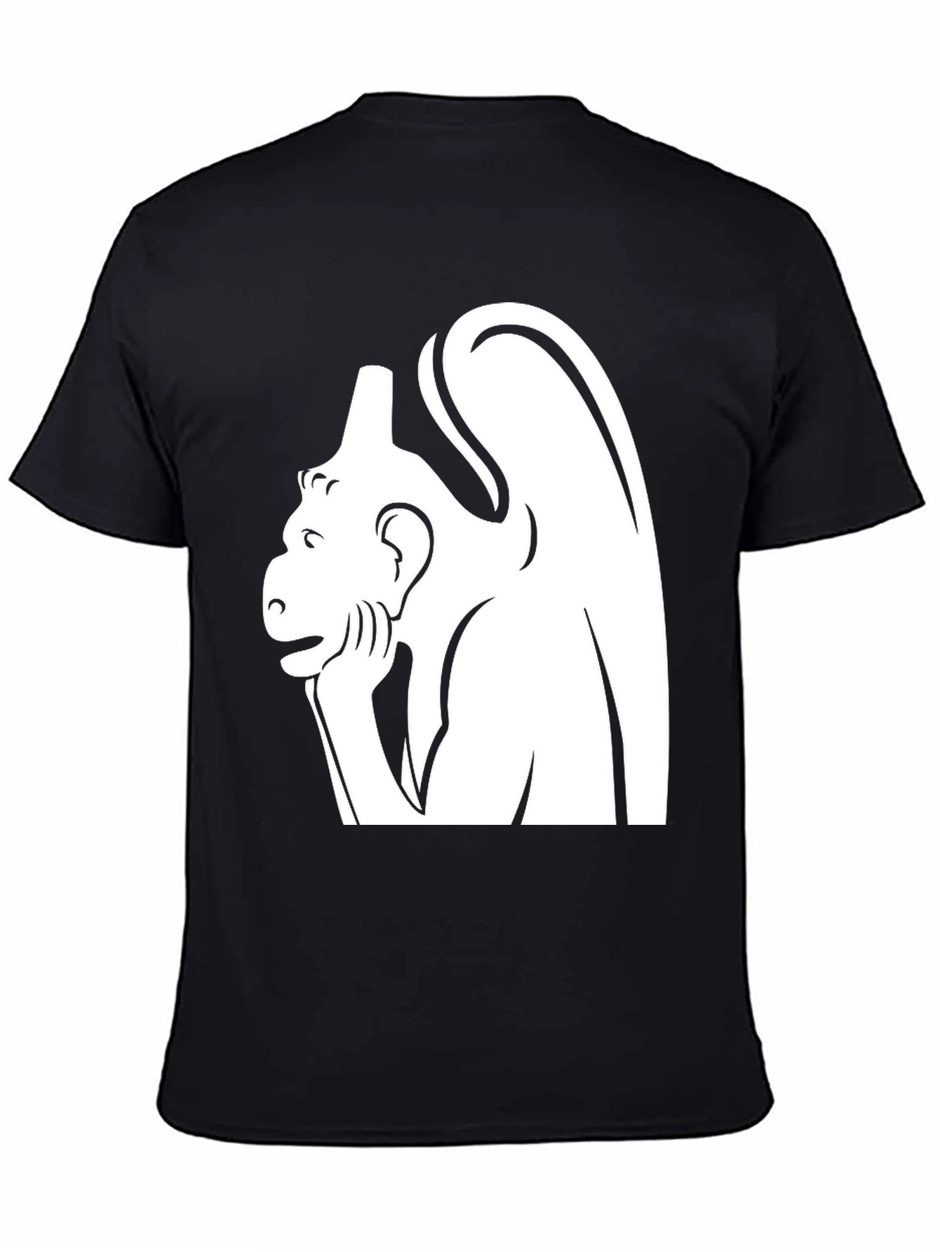 Notre Dame Gargoyle T-Shirt - Black Cotton Blend