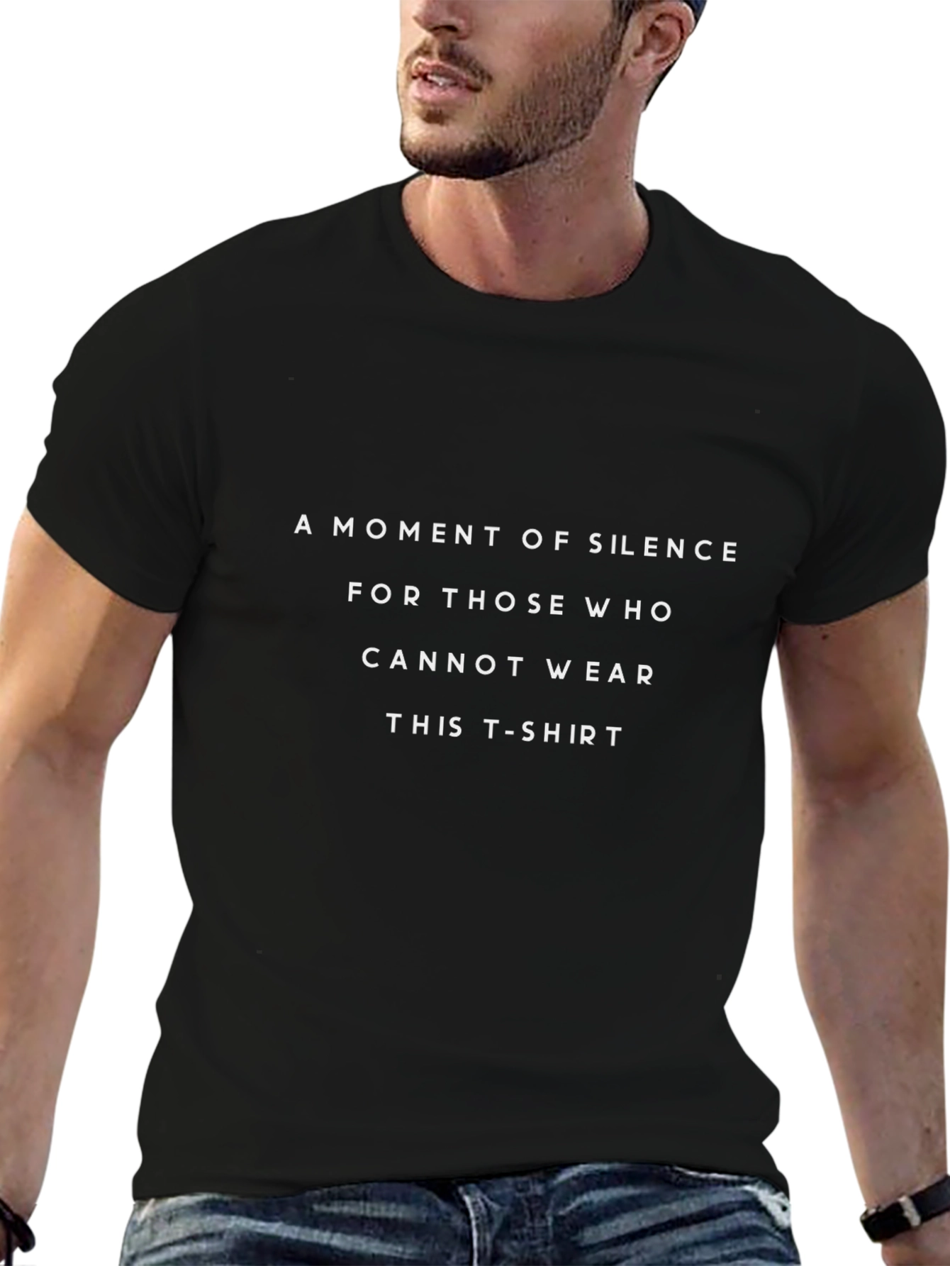 Funny T-Shirt: A Moment of Silence Graphic Tee