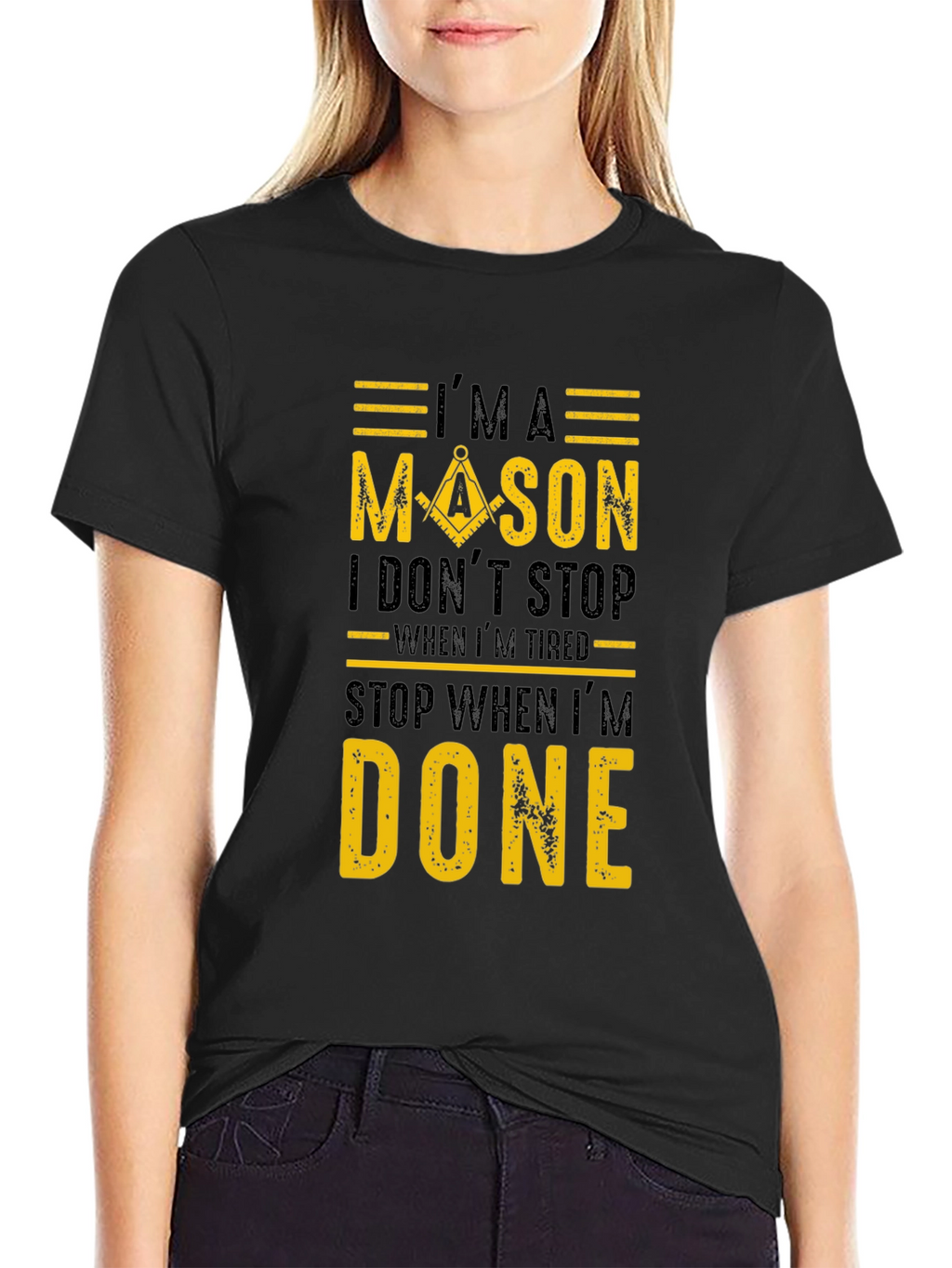 Im A Mason T-Shirt Masonic Tee Square and Compasses