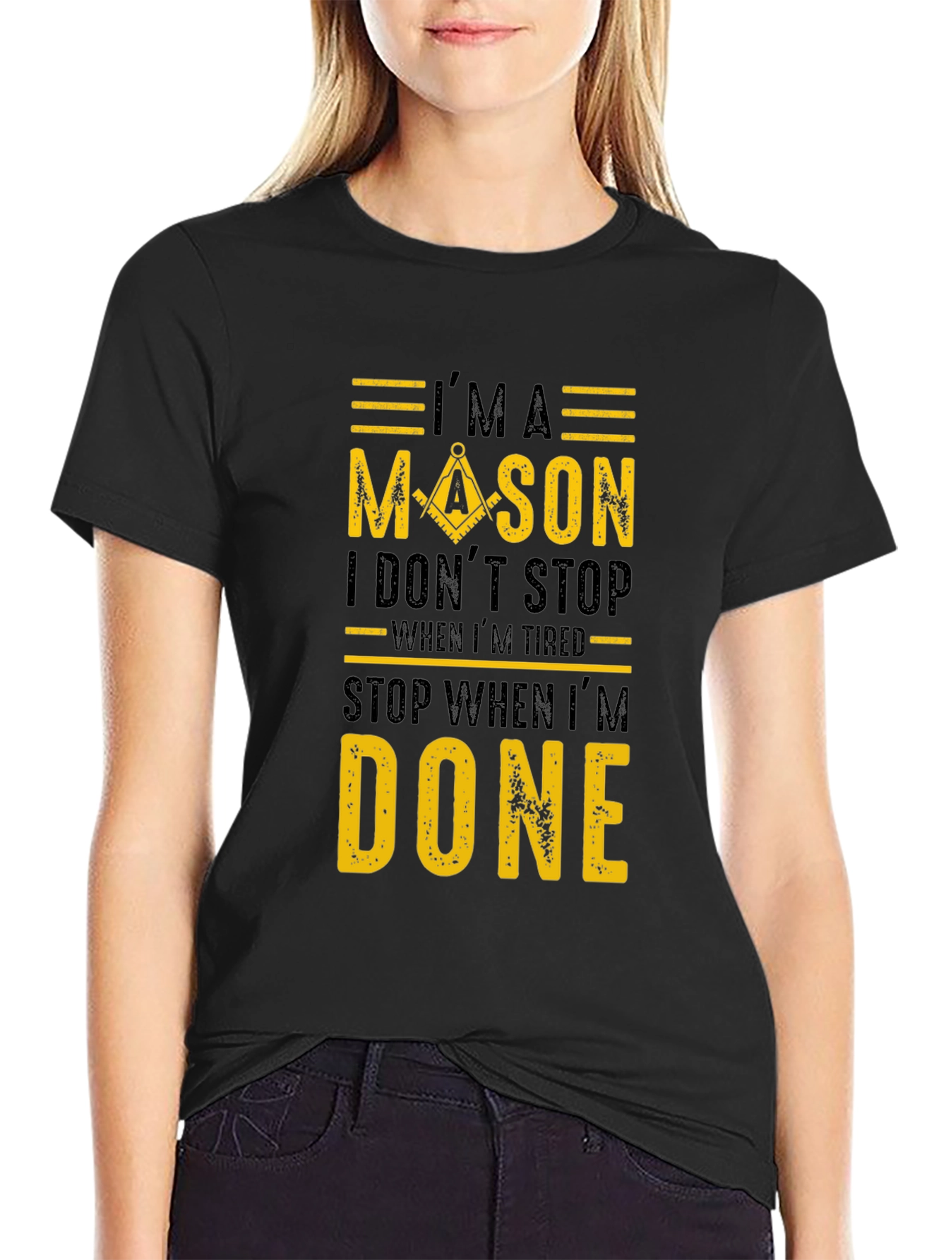 Im A Mason T-Shirt Masonic Tee Square and Compasses