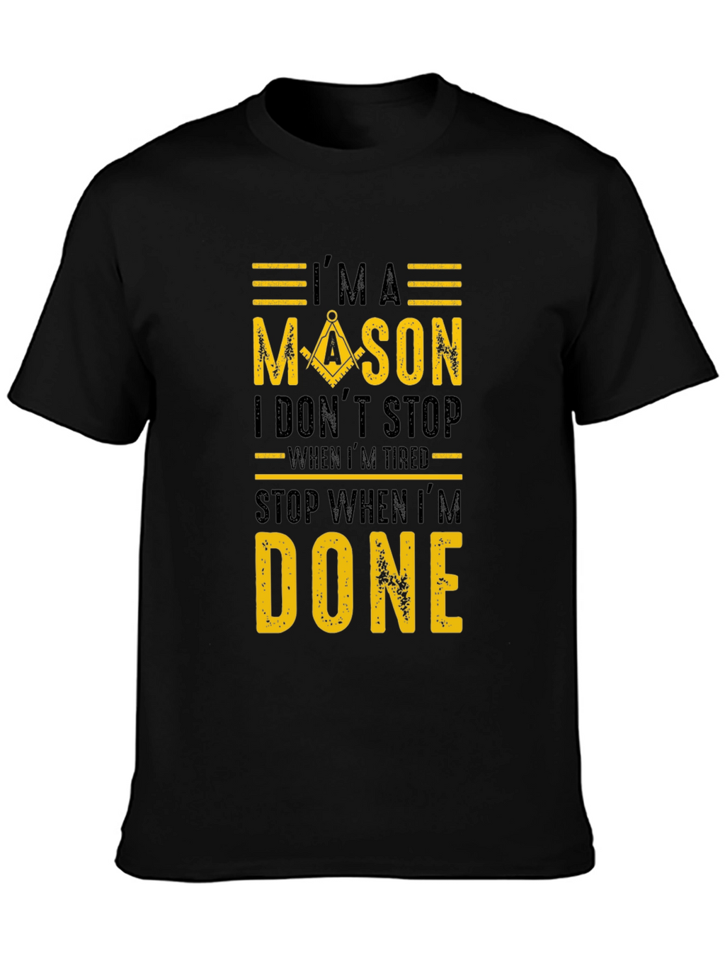 Im A Mason T-Shirt Masonic Tee Square and Compasses