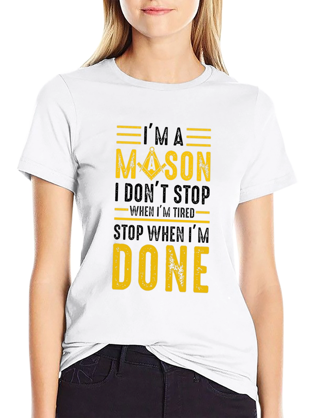 Im A Mason T-Shirt Masonic Tee Square and Compasses
