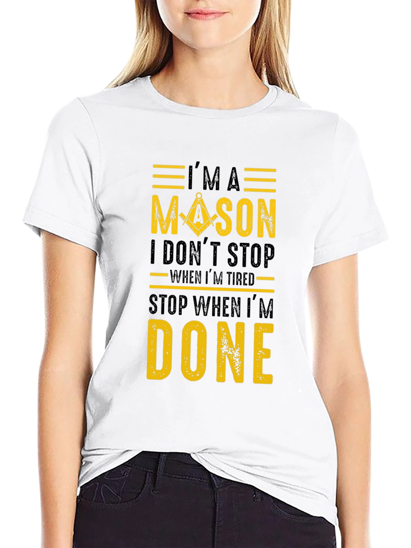 Im A Mason T-Shirt Masonic Tee Square and Compasses