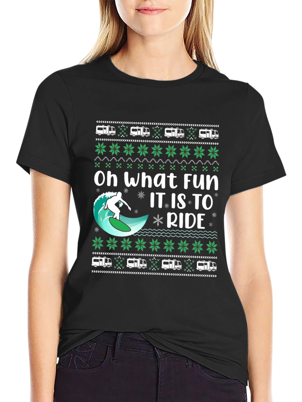 Oh What Fun It Is To Ride Holiday T-Shirt