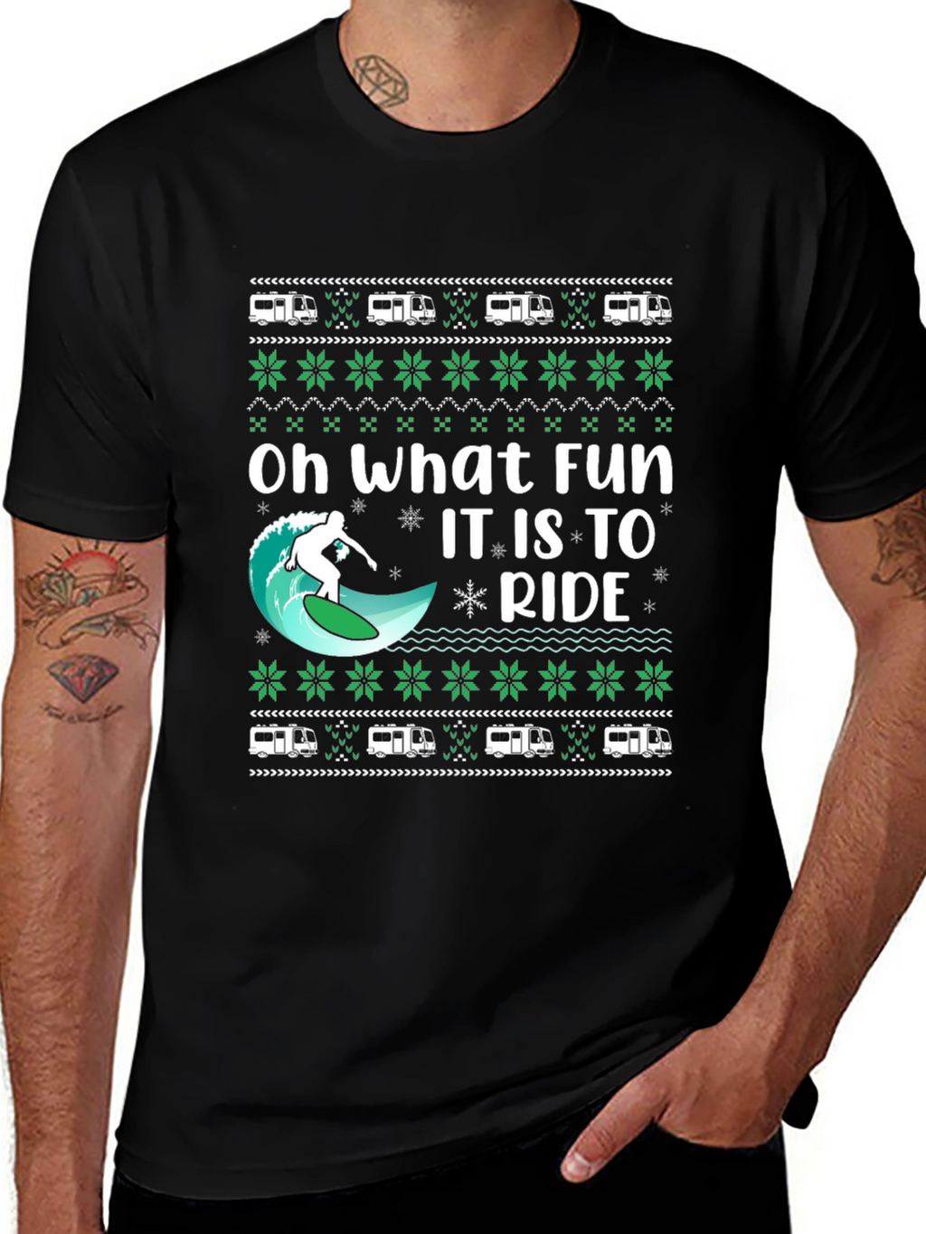 Oh What Fun It Is To Ride Holiday T-Shirt