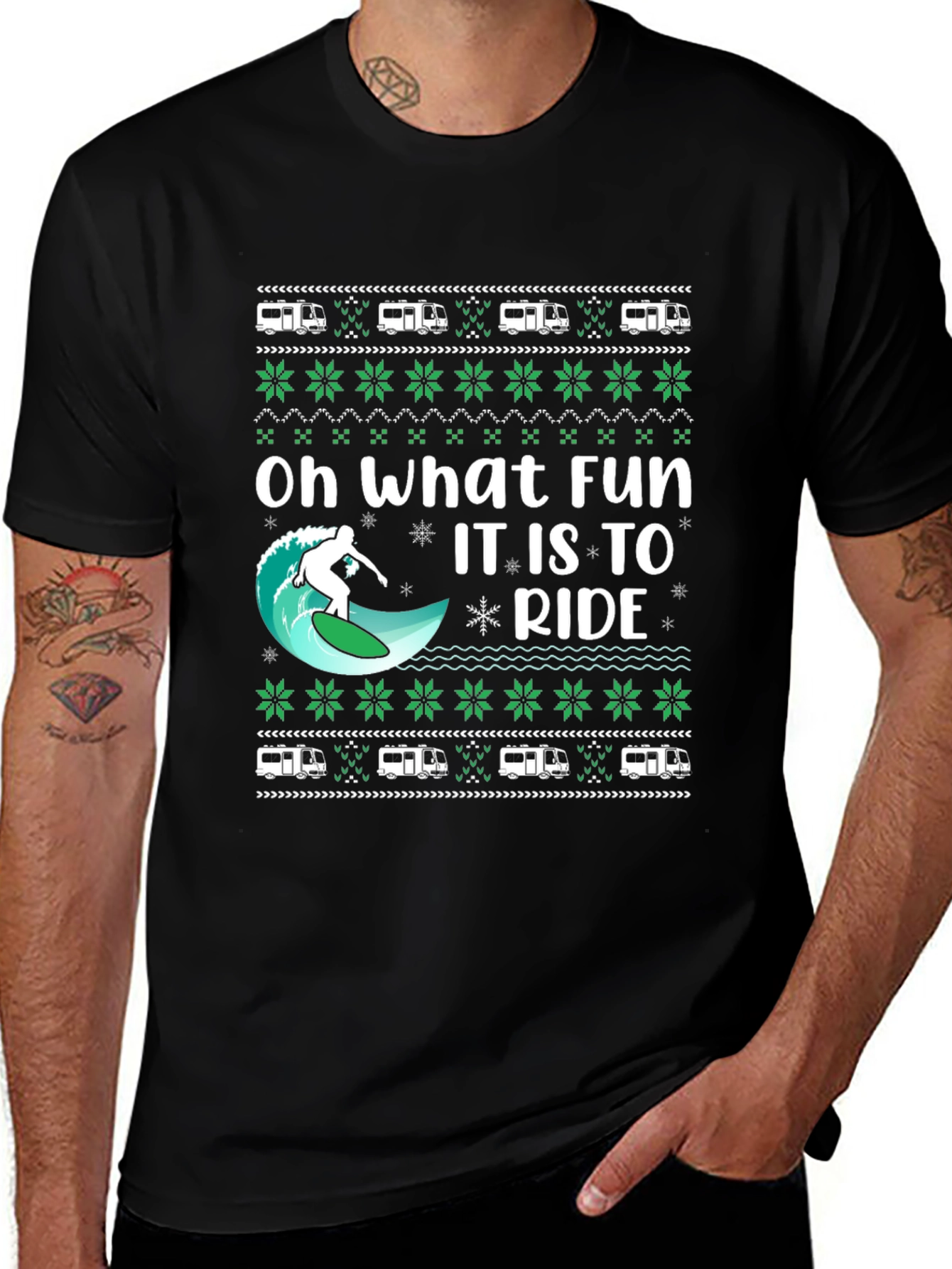 Oh What Fun It Is To Ride Holiday T-Shirt
