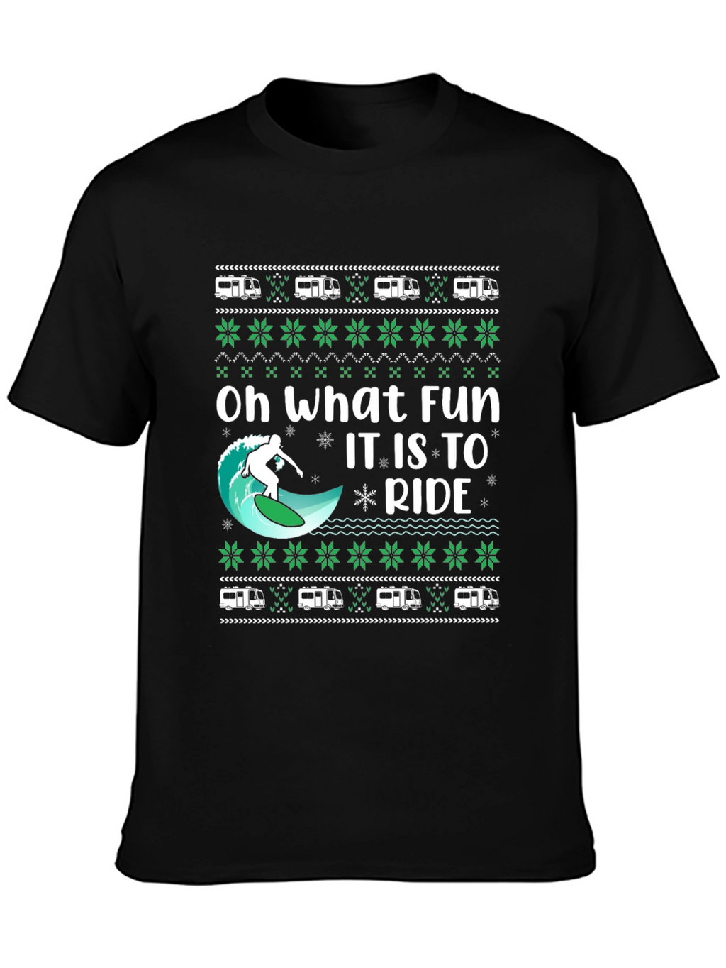 Oh What Fun It Is To Ride Holiday T-Shirt