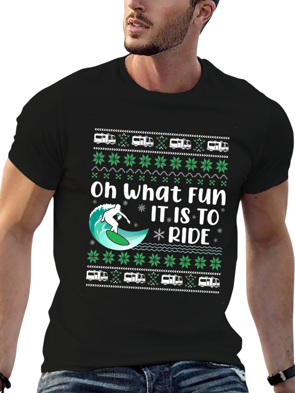 Oh What Fun It Is To Ride Holiday T-Shirt