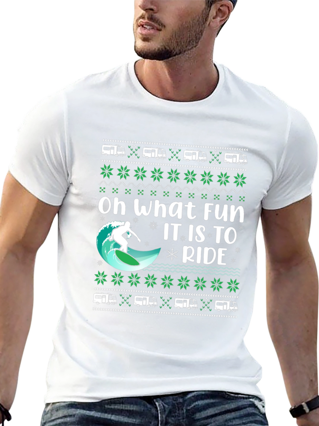 Oh What Fun It Is To Ride Holiday T-Shirt