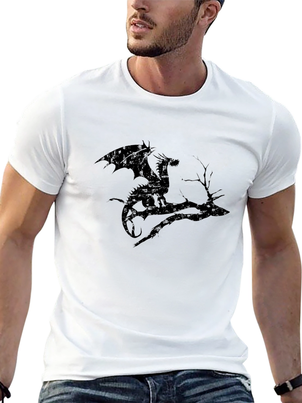 Dragon Graphic Black T-Shirt