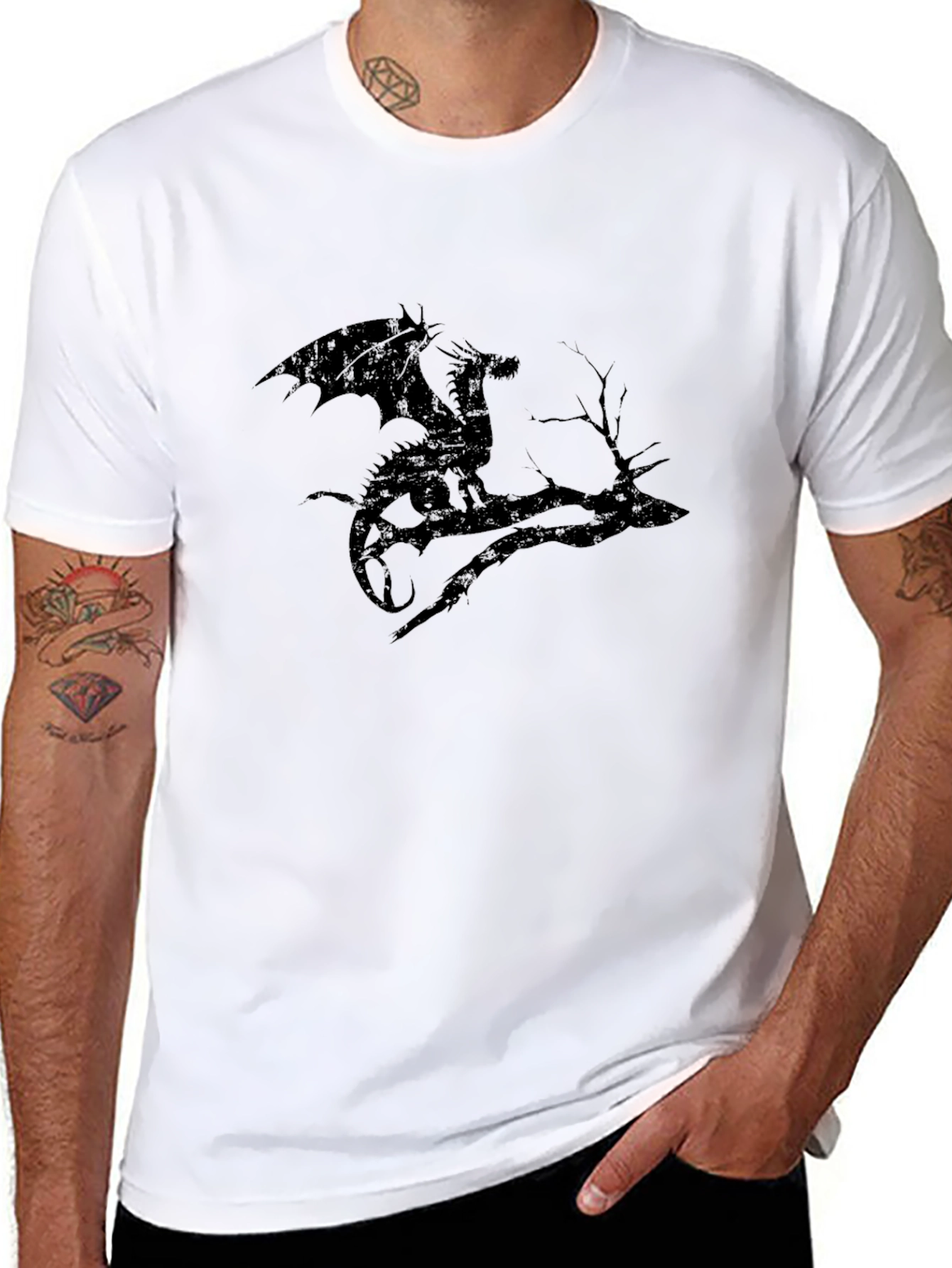 Dragon Graphic Black T-Shirt