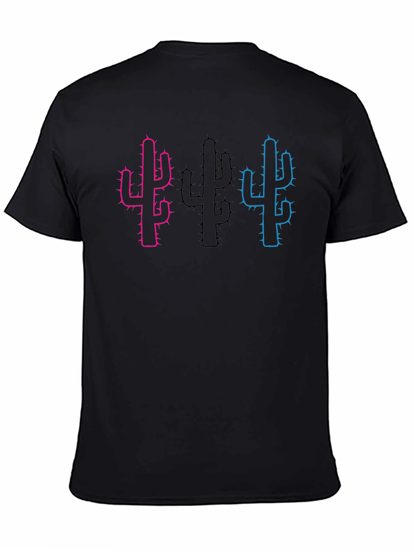 Cactus Trio Graphic Tee - Bold & Stylish