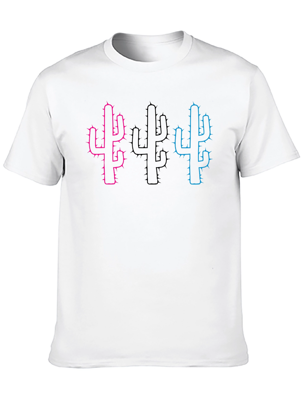 Cactus Trio Graphic Tee - Bold & Stylish