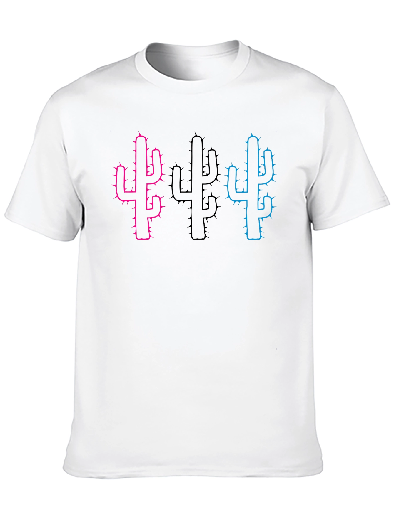 Cactus Trio Graphic Tee - Bold & Stylish