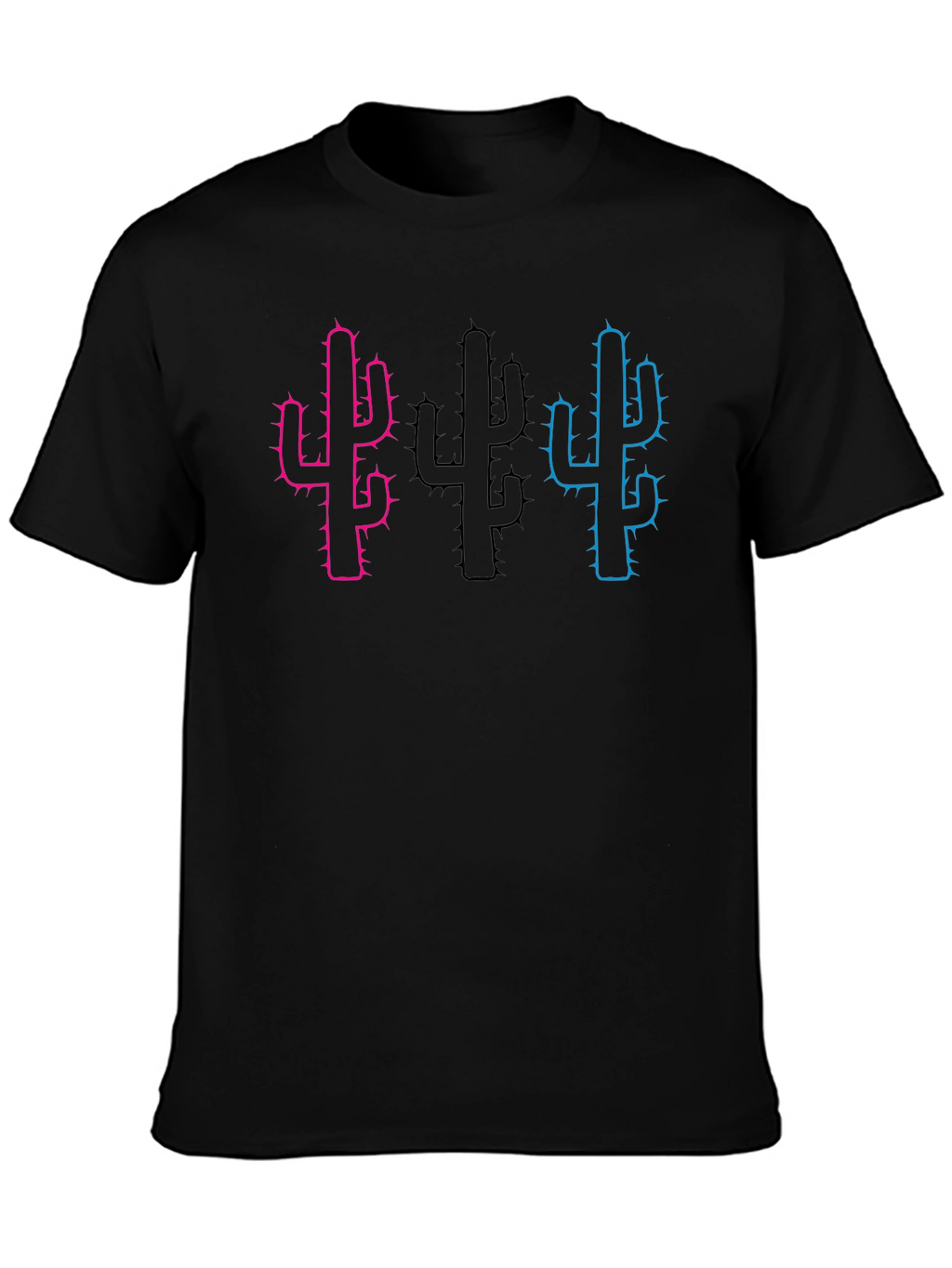 Cactus Trio Graphic Tee - Bold & Stylish