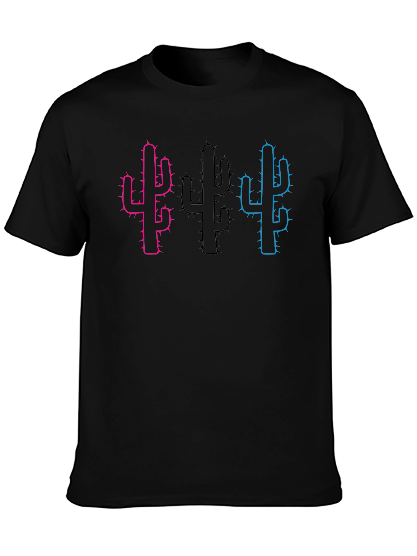 Cactus Trio Graphic Tee - Bold & Stylish