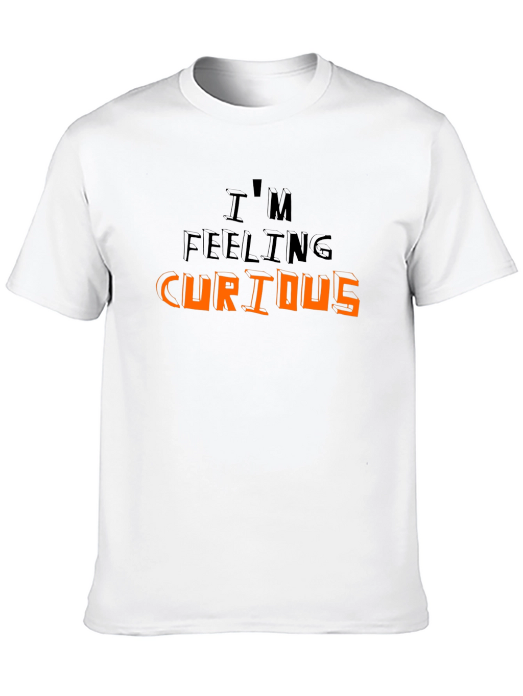 Im Feeling Curious Graphic T-Shirt - Black