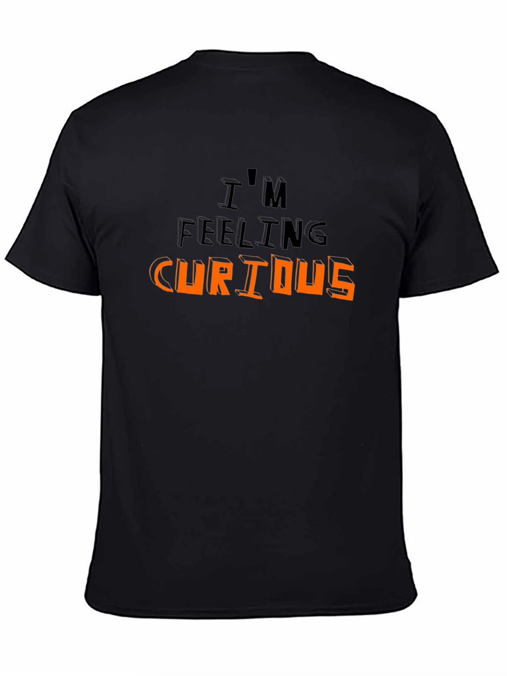 Im Feeling Curious Graphic T-Shirt - Black