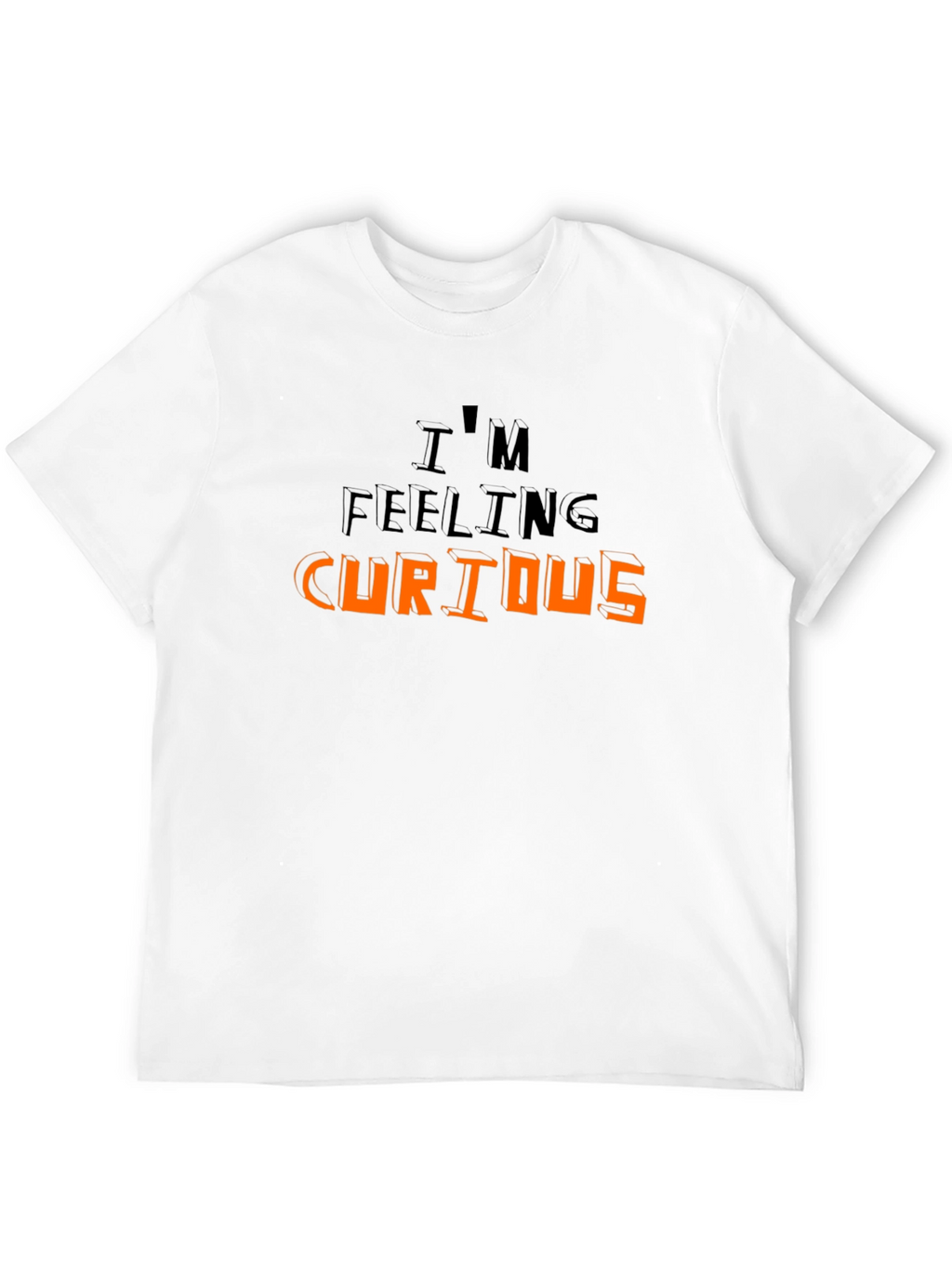Im Feeling Curious Graphic T-Shirt - Black