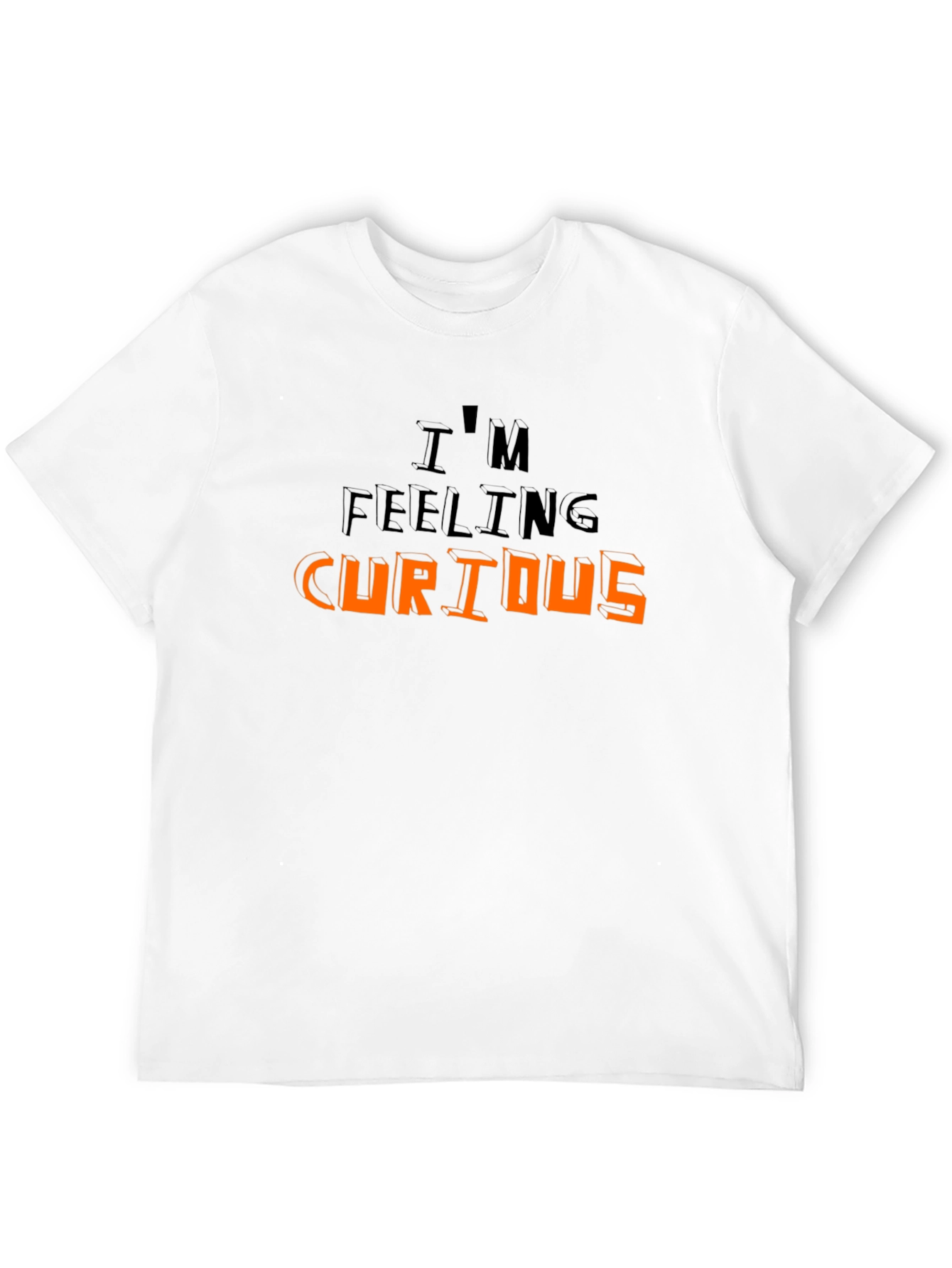 Im Feeling Curious Graphic T-Shirt - Black