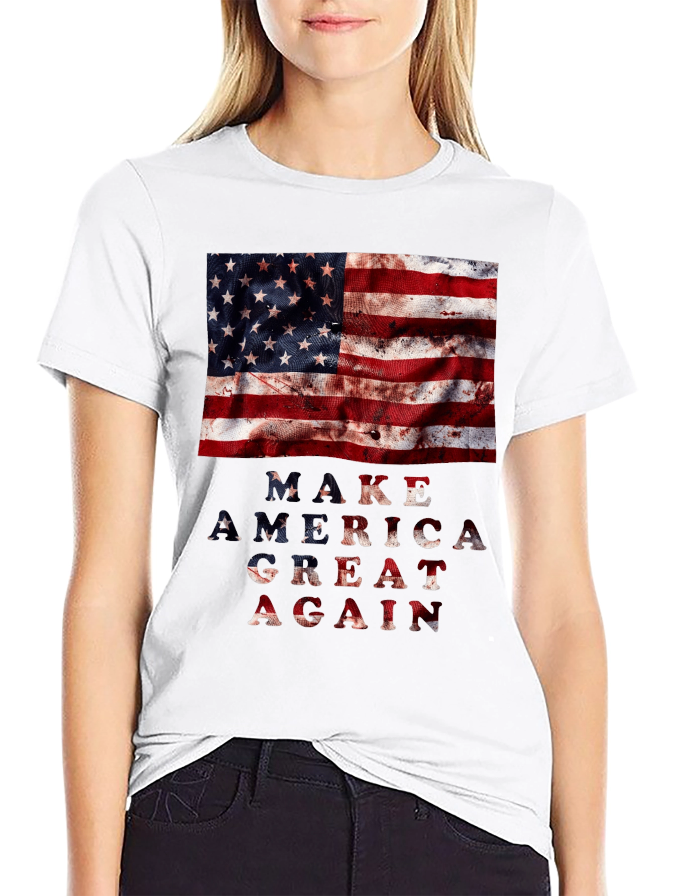 MAGA American Flag T-Shirt