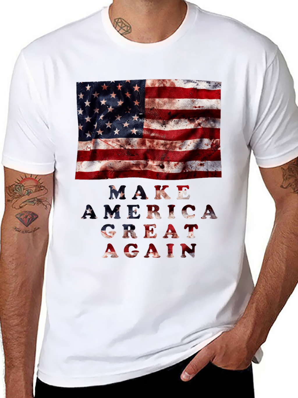 MAGA American Flag T-Shirt
