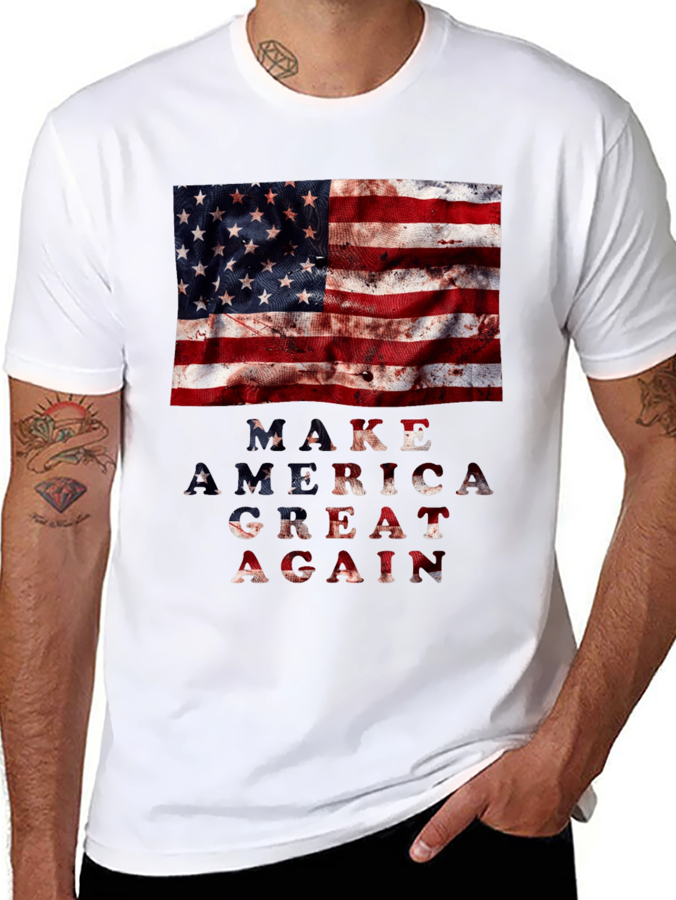 MAGA American Flag T-Shirt