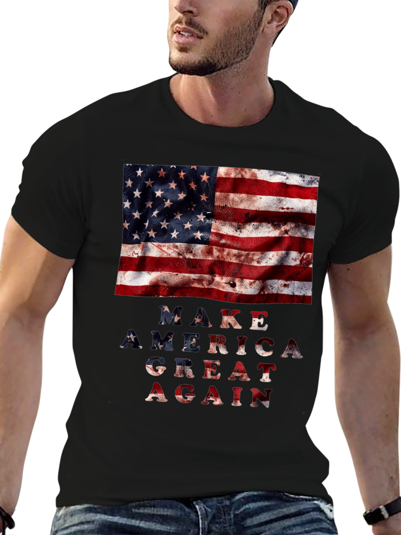 MAGA American Flag T-Shirt