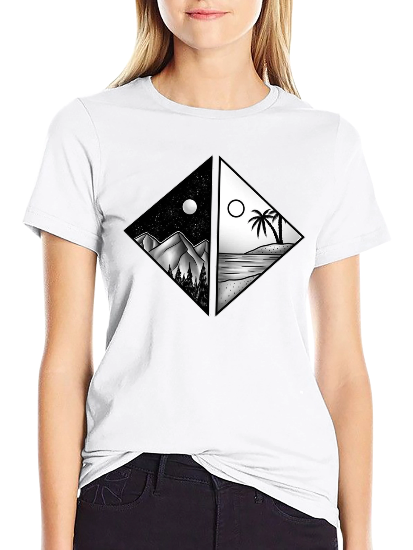Night & Day Graphic Tee - Nature Lovers Choice