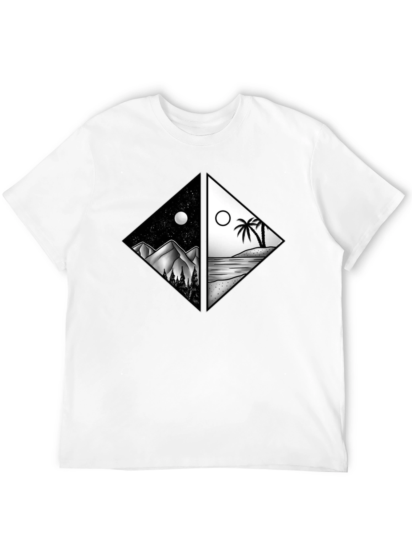 Night & Day Graphic Tee - Nature Lovers Choice