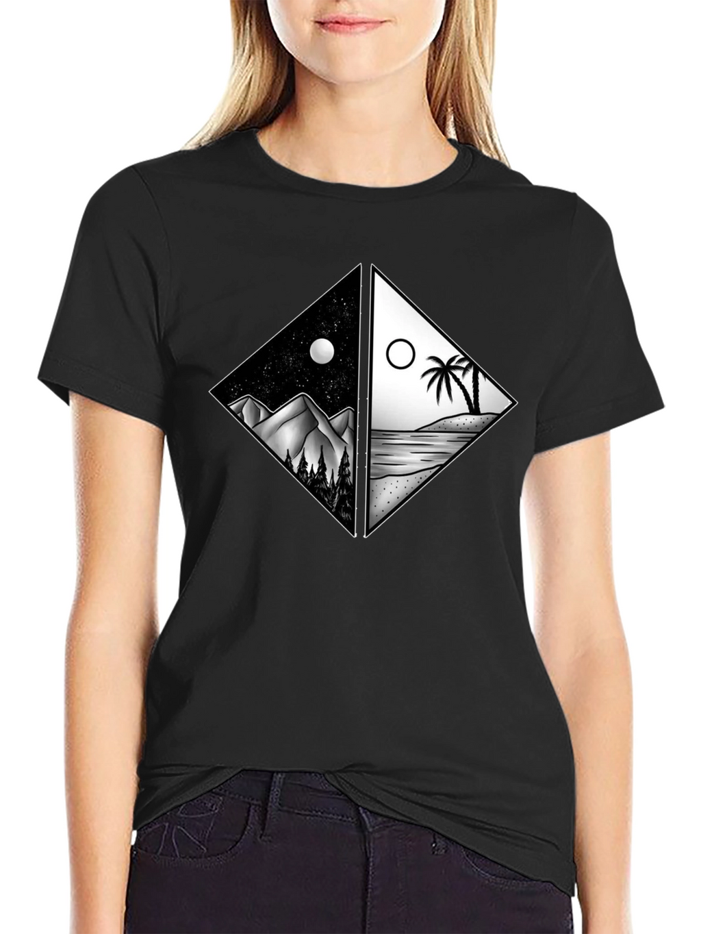 Night & Day Graphic Tee - Nature Lovers Choice