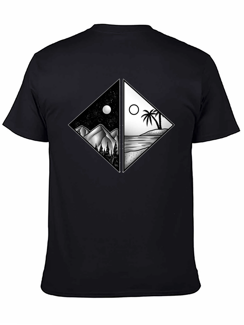 Night & Day Graphic Tee - Nature Lovers Choice