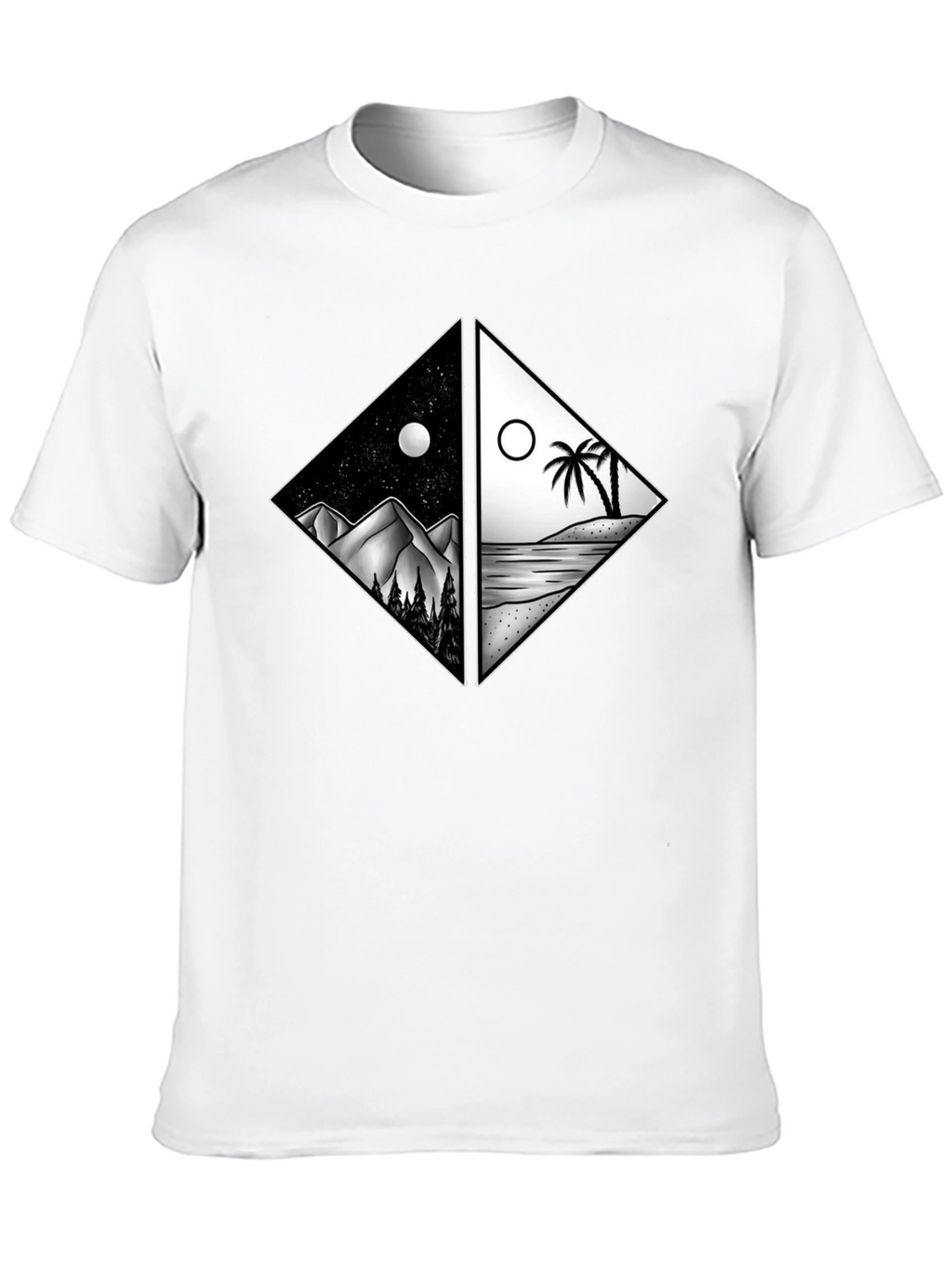 Night & Day Graphic Tee - Nature Lovers Choice