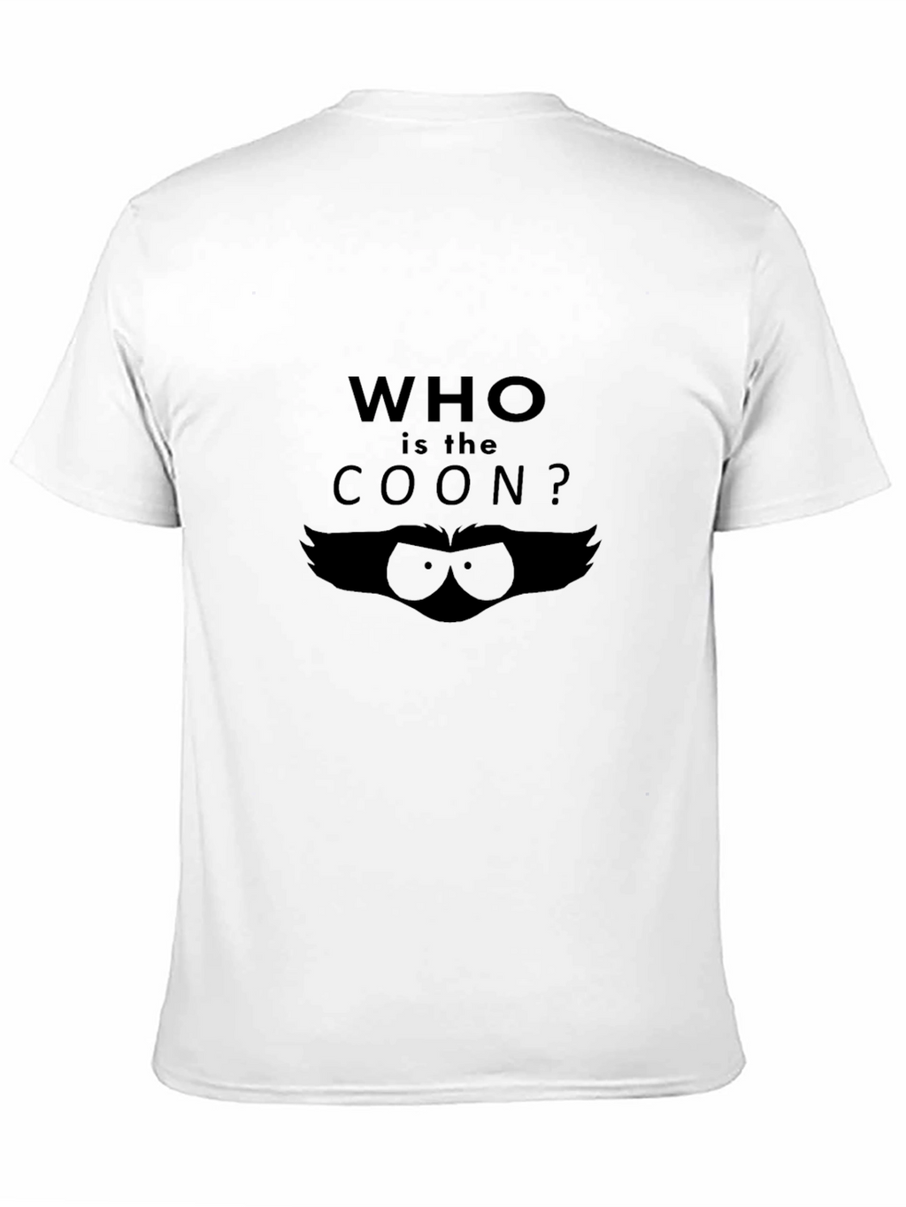 Who is the Coon? Graphic T-Shirt - Black